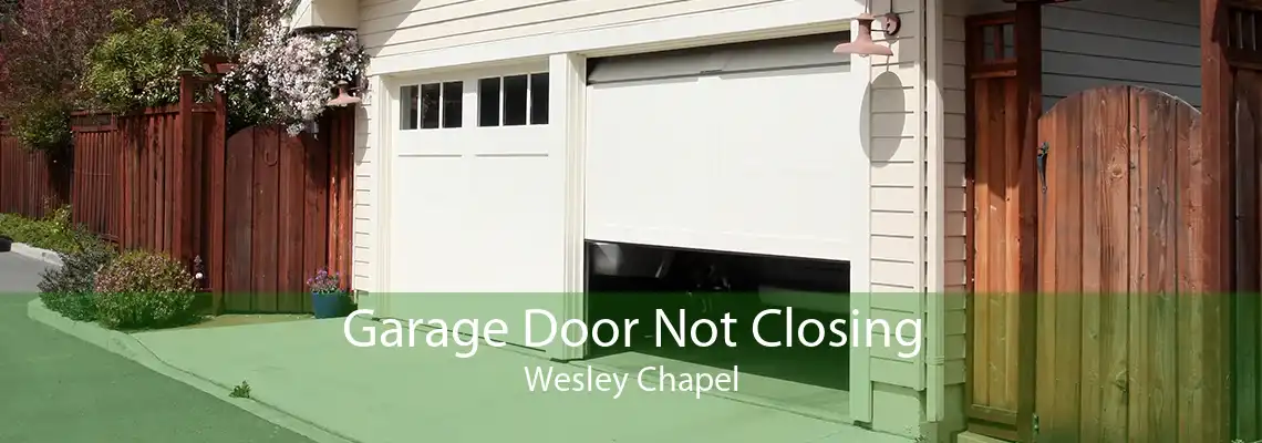 Garage Door Not Closing Wesley Chapel